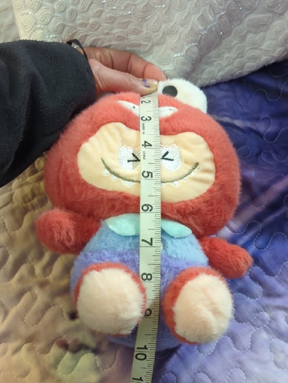 Red Plush Monster Toy - Cute Character Stuffed Doll - Picture 8 of 16